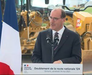 Signature du projet de doublement de voies à Gimont par le Premier ministre