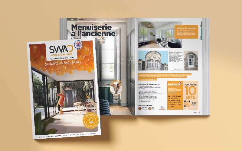 pour ses 10 ans swao sort son catalogue portes et fen tres