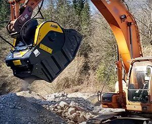 Recyclage des rochers