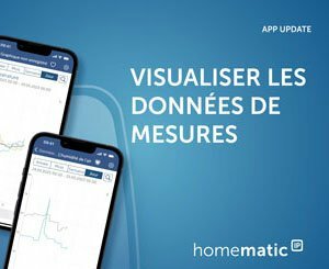 Visualiser les données de mesure avec l’application Homematic IP